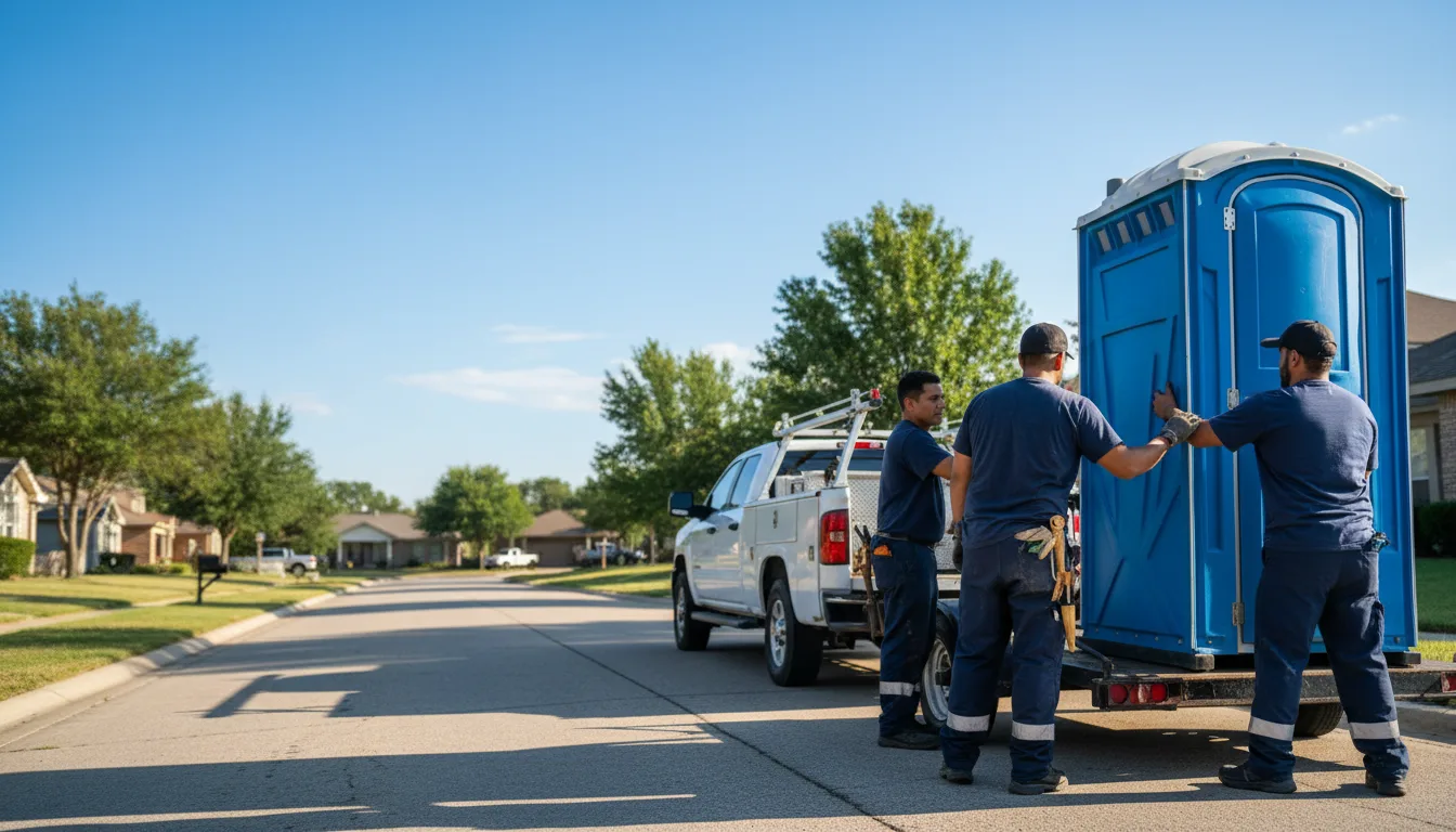 Portable Toilet Rental in Holdenville, OK near me